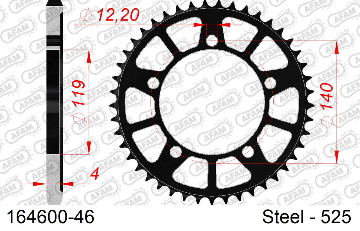 Corona AFAM 164600-46 In Acc  Passo 525 BMW M 1000 RR 2021  -2022  