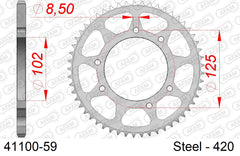 Corona AFAM 41100-59 In Acc  Passo 420 APRILIA RX 50 2018  -2020  