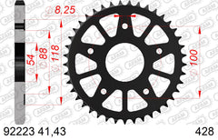 Corona AFAM 92223-41 In Acc  Passo 428 GOGORO LITE ELEC 2016