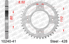 Corona AFAM acciaio10240-41 Passo 428 HONDA CB 125 F CBF125M M 2021