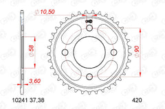 Corona AFAM acciaio10241-37 Passo 420 HONDA Z 125 MA MONKEY N 2022