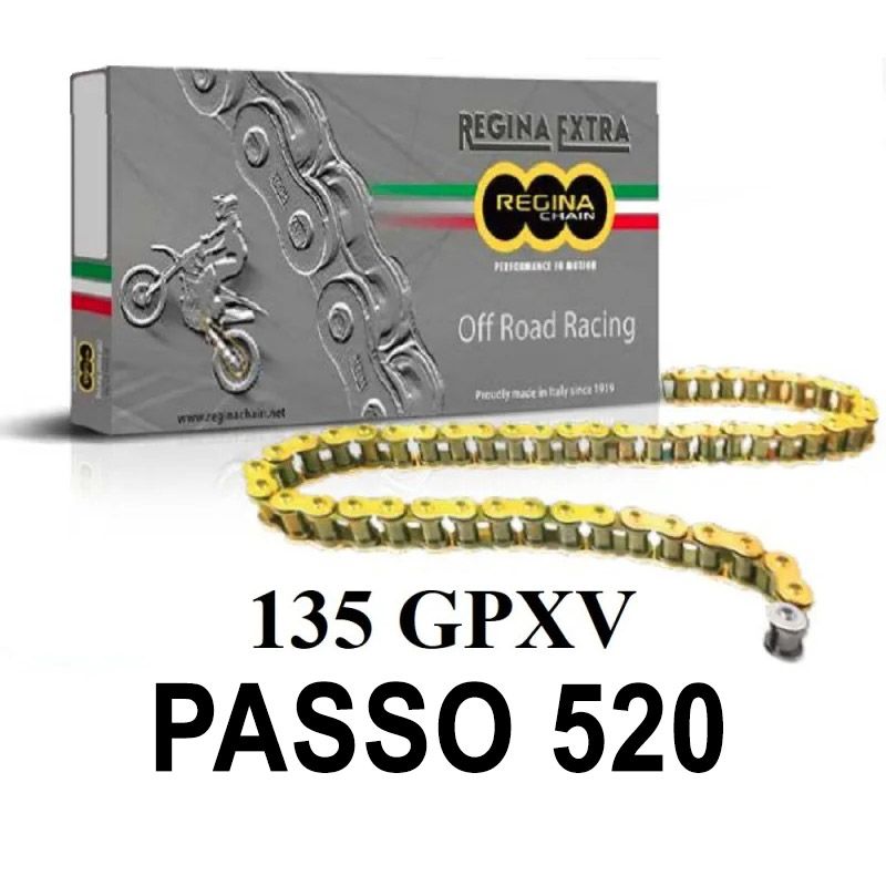 Catena 135GPXV 120 maglie passo 520 - Oro