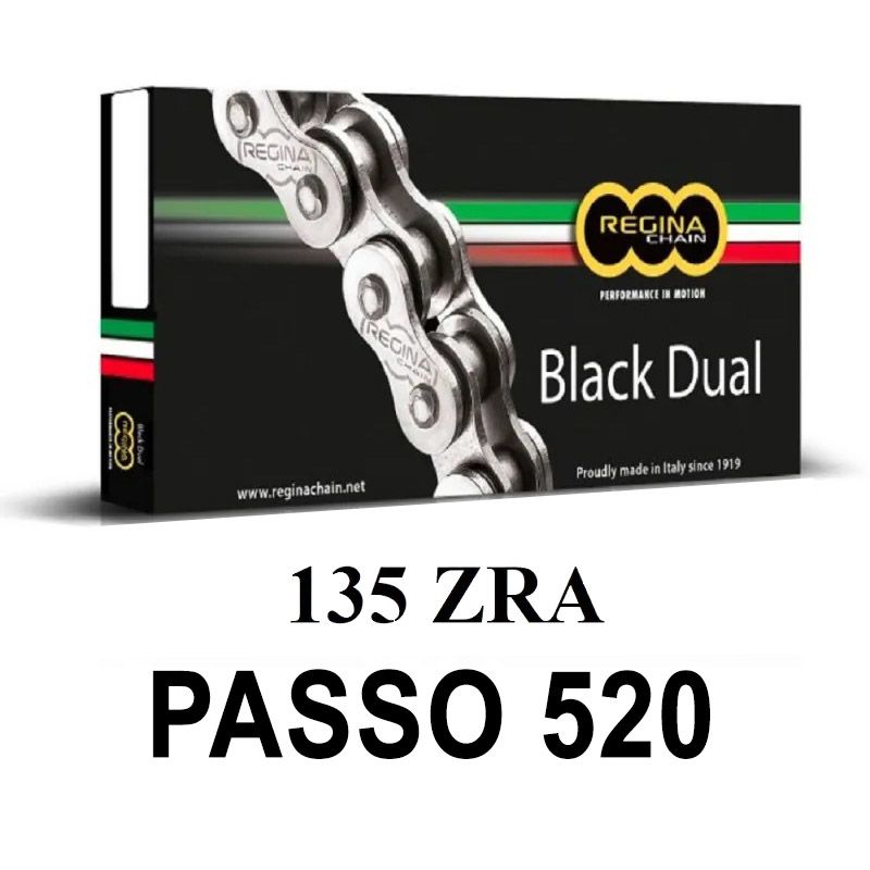 REGINA Catena 135ZRA 120 maglie passo 520 - Nera