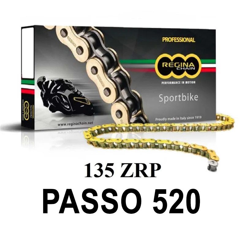 Catena 135ZRP 102 maglie passo 520 - Oro