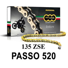 Catena 135ZSE 114 maglie passo 520 - Oro