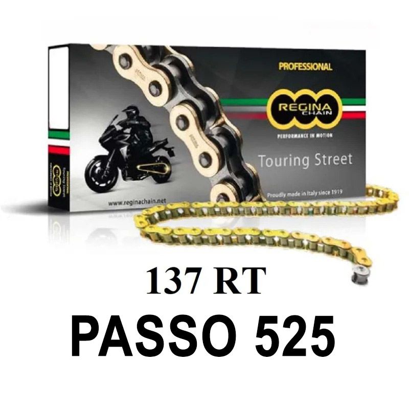 REGINA Catena 137RT 120 maglie passo 525 - Oro