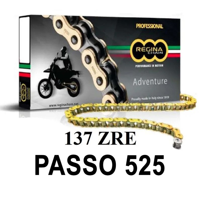 Catena 137ZRE 108 maglie passo 525 - Oro