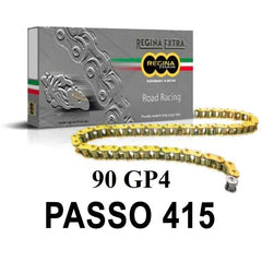 Catena 90GP4 122 maglie passo 415 - Oro