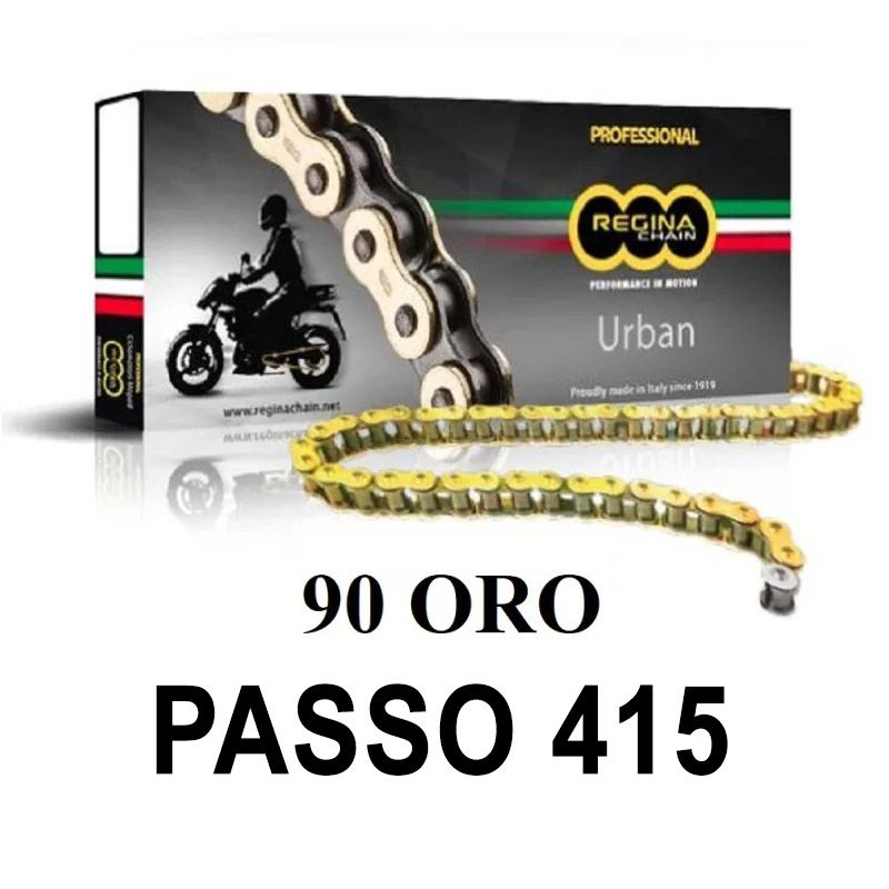 Catena 90ORO 120 maglie passo 415 - Oro