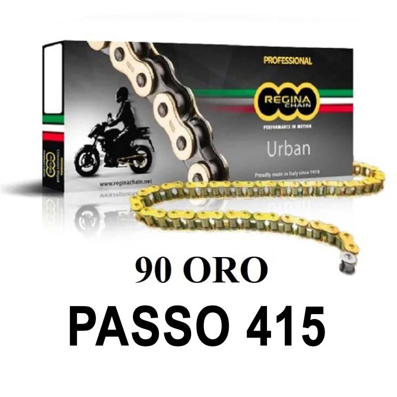 REGINA Catena 90ORO 122 maglie passo 415 - Oro