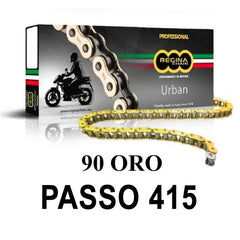 REGINA Catena 90ORO 122 maglie passo 415 - Oro