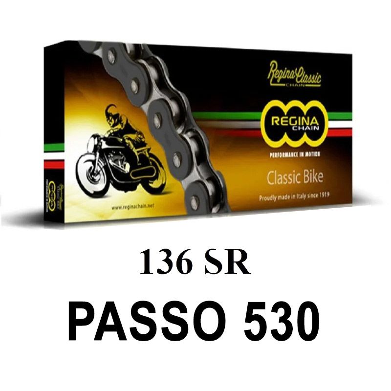 Catena 136SR 110 maglie passo 530 - Nera