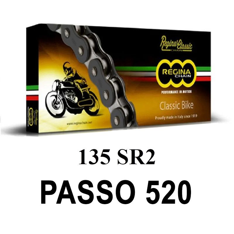 REGINA Catena 135SR2 120 maglie passo 520 - Nera