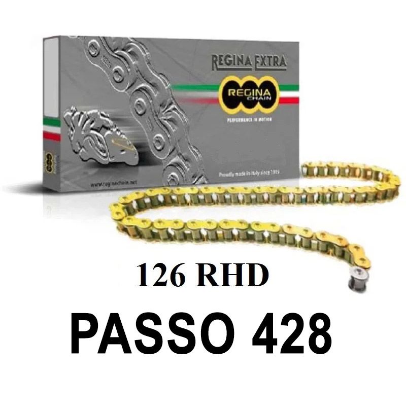 REGINA Catena 126RHD 130 maglie passo 428 - Oro