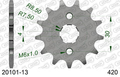 Pignone AFAM 20101-13 passo 420 HONDA CB 50 J 1977  -1981  