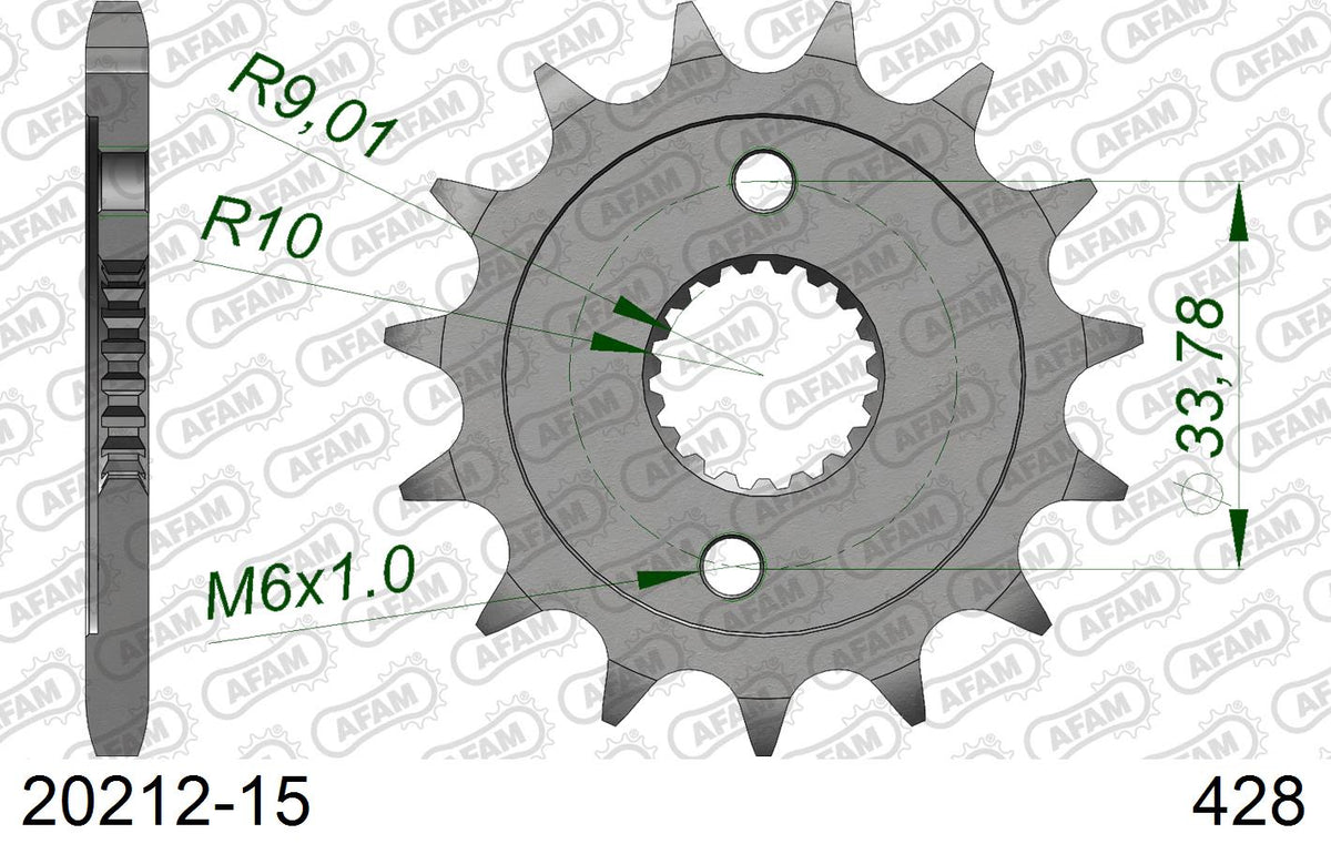 Pignone AFAM 20212-15 passo 428 HONDA CRF 150 F 2007  -2019  