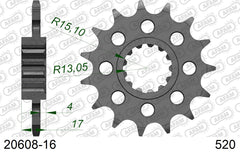 Pignone AFAM 20608-16 passo 520 HONDA CBR 1000 RR FIREBLADE 2004  -2016  