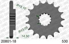 Pignone AFAM 20801-18 passo 530 HONDA CBX 1000 1981  -1982  