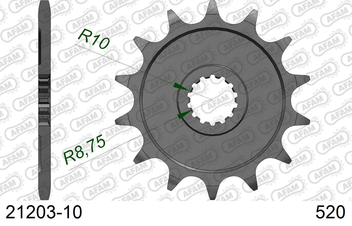 Pignone AFAM 21203-10 passo 520 SCORPA SY 250 2004  -2005  