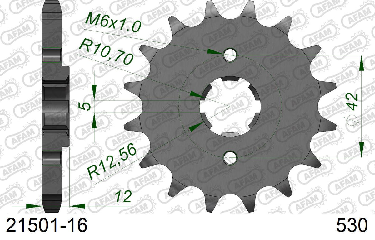 Pignone AFAM 21501-16 passo 530 YAMAHA XJ 400 1982