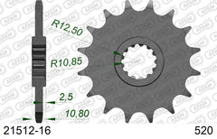 Pignone AFAM 21512-16 passo 520 YAMAHA XJ 6 F DIVERSION 2010  -2016  