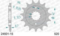 Pignone AFAM 24501-15 passo 520 KAWASAKI BJ 250 2002  -2003  