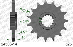 Pignone AFAM 24506-14 passo 525 TRIUMPH TT 600 2000  -2003  