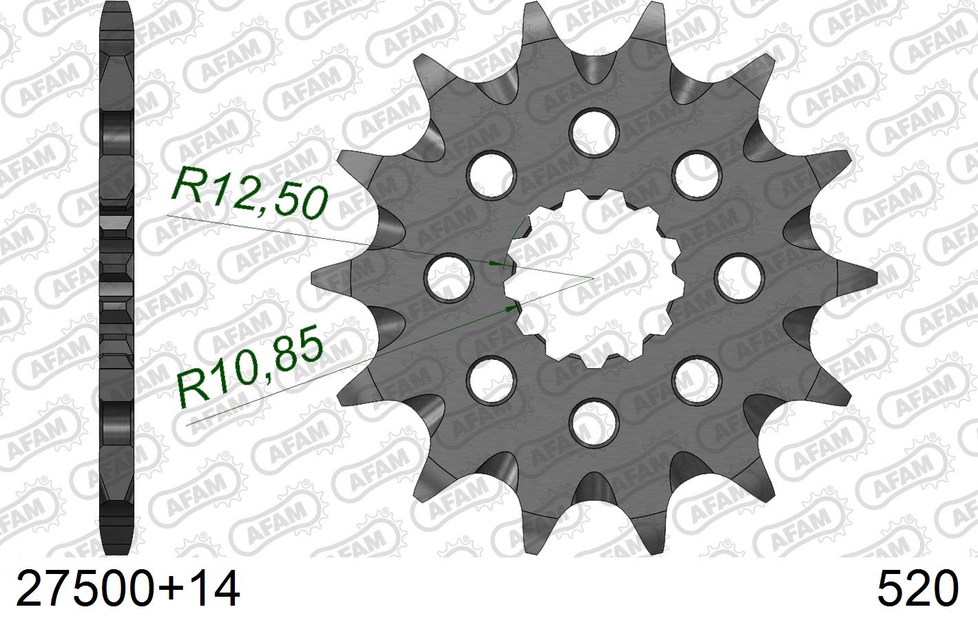 Pignone AFAM 27500+14 passo 520 FANTIC XX 250 2021  -2022  