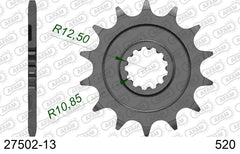 Pignone AFAM 27502-13 passo 520 KAWASAKI KLX 450 R 2007  -2020  