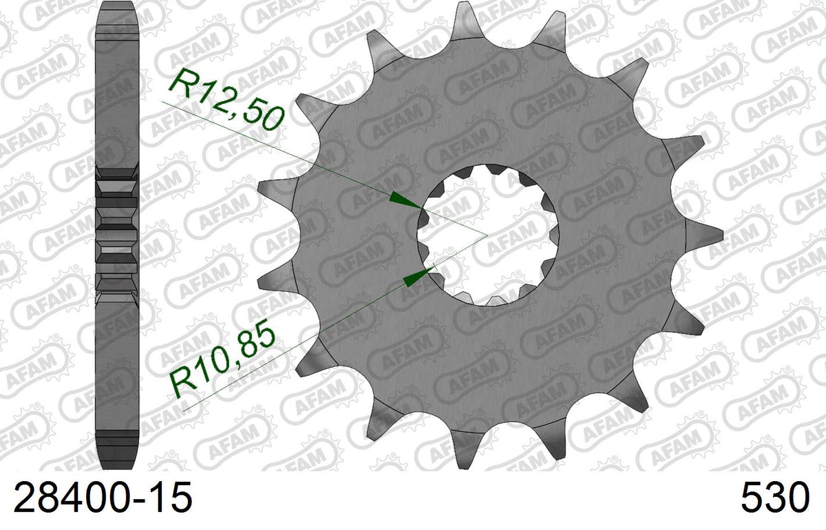 Pignone AFAM 28400-15 passo 530 KAWASAKI ZZR 500 ZX500 1990  -1992  