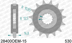 Pignone AFAM 28400OEM-15 passo 530 SUZUKI GSF 1200 N BANDIT 1996  -2006  