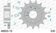 Pignone AFAM 46603-15 passo 530 CAGIVA E 900 C ELEFANT 1993  -1997  