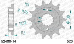 Pignone AFAM 52400-14 passo 520 DUCATI 350 SPORT 1992