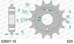 Pignone AFAM 52607-15 passo 520 DUCATI 800 S SUPERSPORT 2003