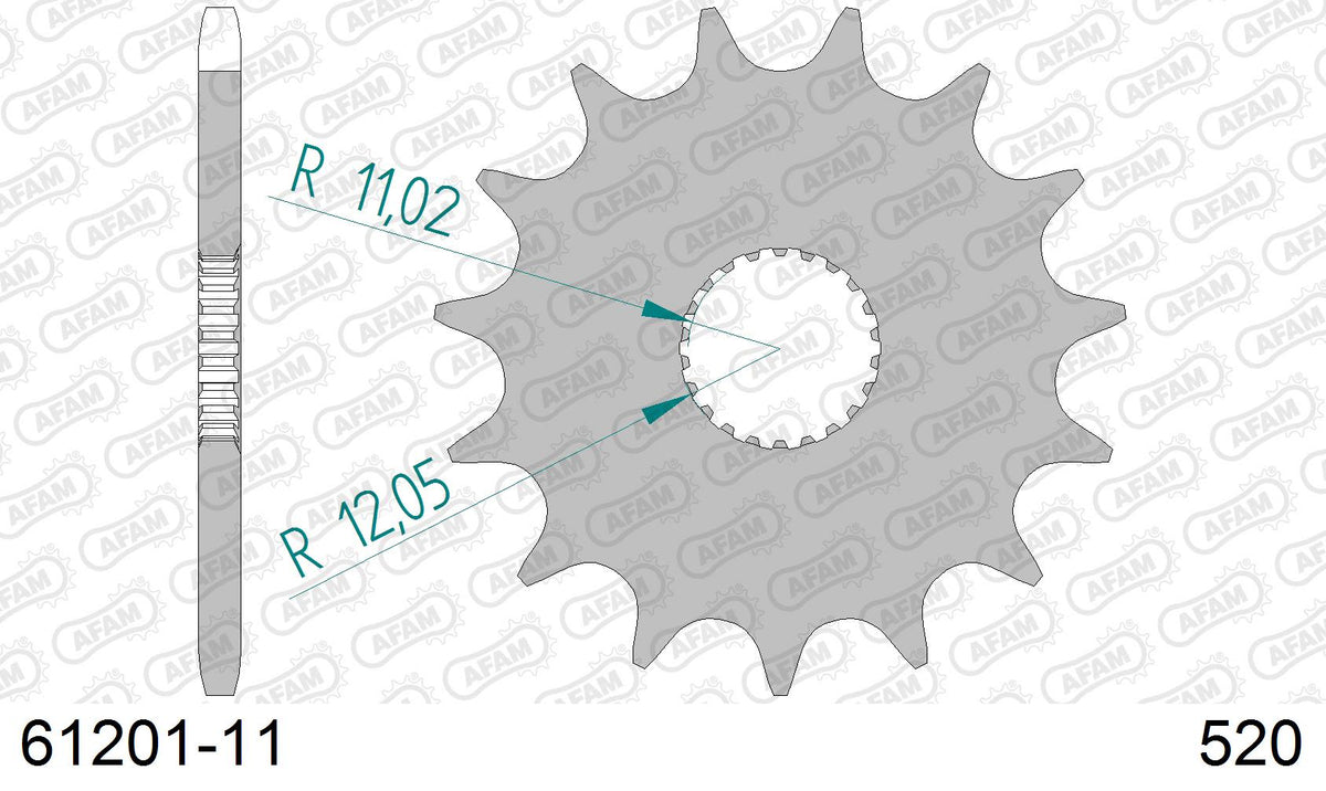 Pignone AFAM 61201-11 passo 520 APRILIA 280 CLIMBER 1994  -1996  