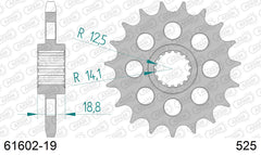 Pignone AFAM 61602-19 passo 525 BMW F 800 R 2015  -2020  