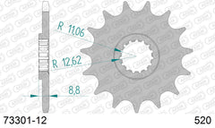 Pignone AFAM 73301-12 passo 520 KTM GS 125 1991  -1993  