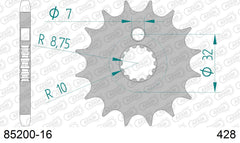 Pignone AFAM 85200-16 passo 428 MZ (MUZ) RT 125 2001  -2007  