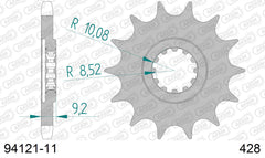 Pignone AFAM 94121-11 passo 428 HM-HONDA CRE 50 BAJA 2003  -2016  