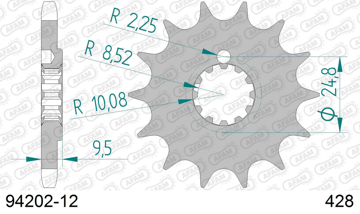 Pignone AFAM 94202-12 passo 428 BETA RR 50 ENDURO 1999  -2001  