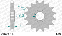 Pignone AFAM 94503-16 passo 530 BOMBARDIER/BRP DS 650 BAJA/X 2004  -2006  