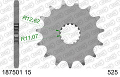 Pignone AFAM 187501-15 Passo 525 ROYAL ENFIELD 411 HIMALAYAN 2016  -2020  