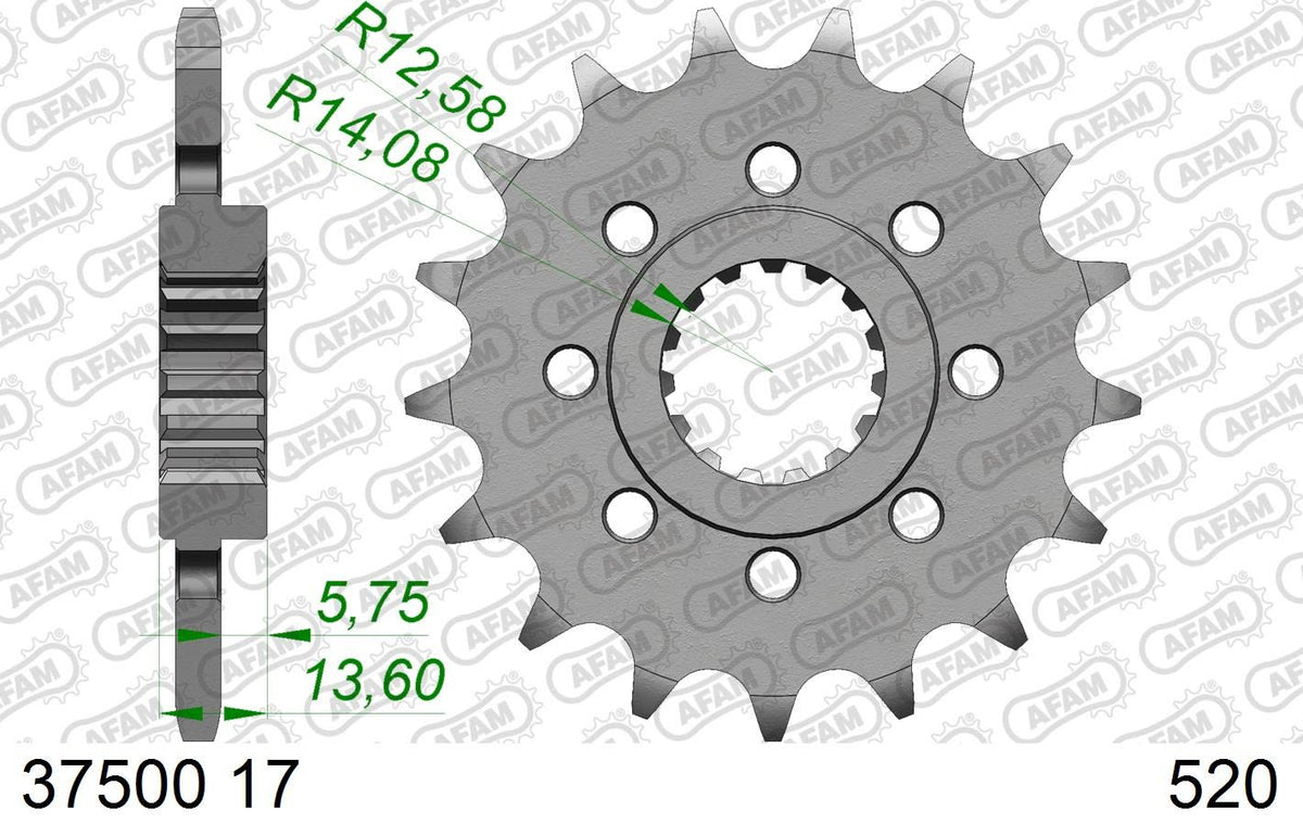 Pignone AFAM 37500-16 Ps Passo 520 APRILIA RS 660 2020  -2022  