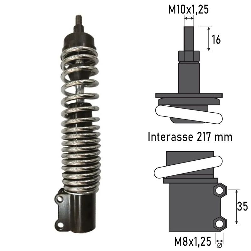 Ammortizzatore Anteriore PIAGGIO VESPA GTV/GTS 125/150/200/250/300cc