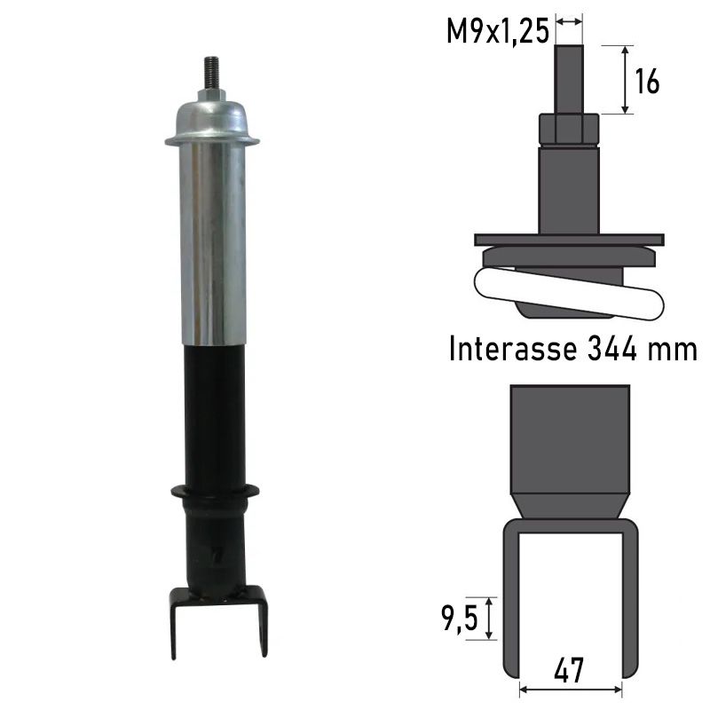 Ammortizzatore Posteriore PIAGGIO VESPA PX/PK 50cc