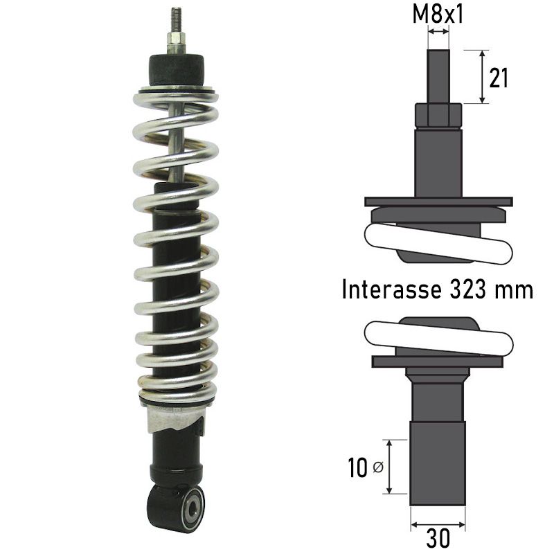 Ammortizzatore Posteriore PIAGGIO VESPA LX/LXV 125/150cc