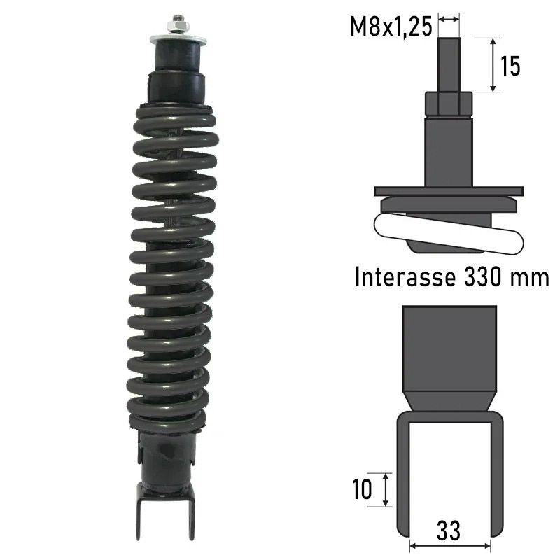 Ammortizzatore Posteriore PIAGGIO LIBERTY/VESPA ET2/ET4 50cc