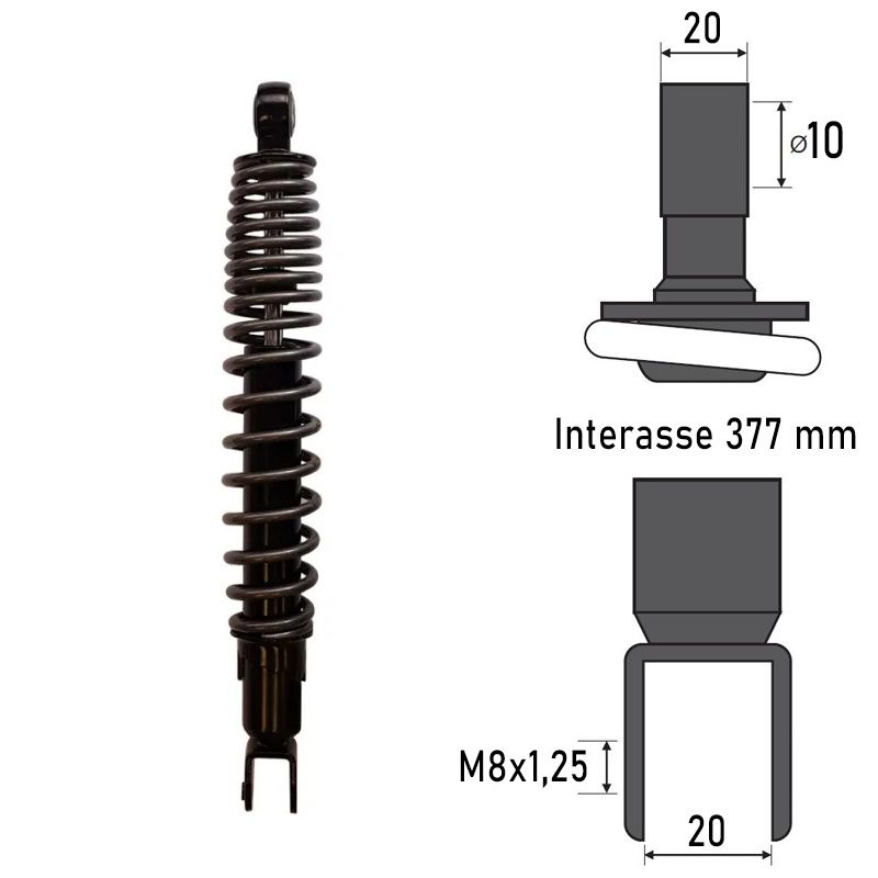 Ammortizzatore Posteriore HONDA SH 125/150cc