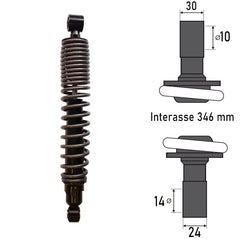 Ammortizzatore Posteriore PIAGGIO BEVERLY 125/300cc