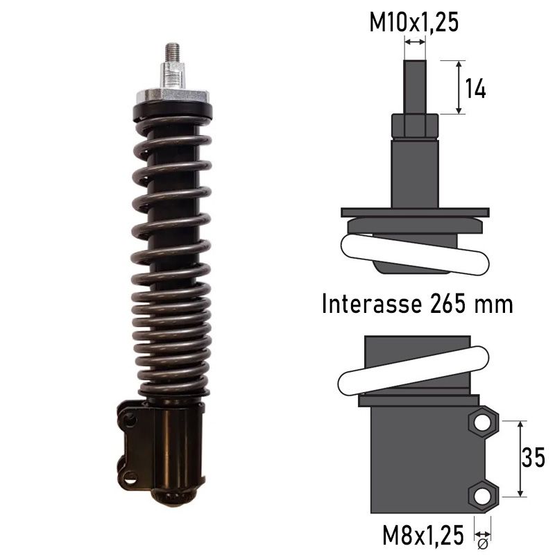 Ammortizzatore Anteriore PIAGGIO VESPA ET2/ET4 50/125cc